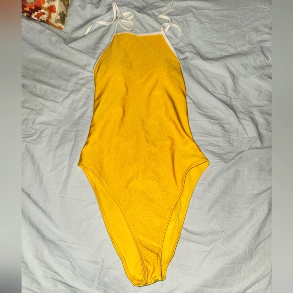 Yellow One piece swimsuit - Picture 1 of 2